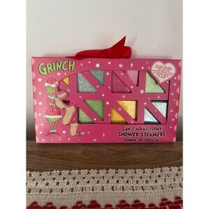 Grinch Shower Steamers Box Set Hot Cocoa Cream Winterberry & Sugar